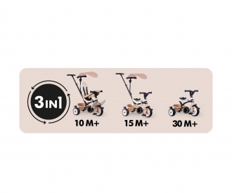 Smoby Tricyvle Baby Balade Beige