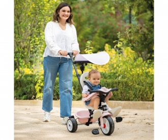 Smoby Dreirad Baby Balade Rosa