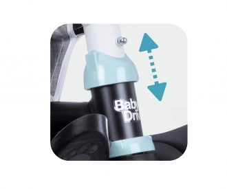 Smoby Dreirad Baby Driver Plus Blau