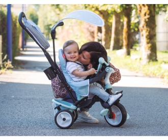 Smoby Dreirad Baby Driver Plus Blau