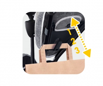 Smoby Dreirad Baby Driver Plus Grau