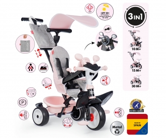 Tricycle Baby Driver Rose