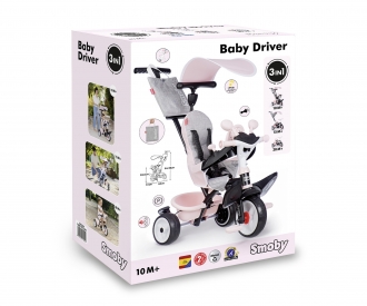 Tricycle Baby Driver Rose