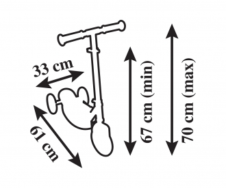 Smoby Die Eiskönigin Wooden Scooter, 3 Räder Smoby Die Eiskönigin Wooden Scooter, 3 Räder