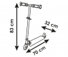 Pat Patrouille - Patinette 2 Roues Pliable Pat Patrouille - Patinette 2 Roues Pliable