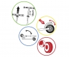 Smoby Super Mario 2W Foldable Scooter Smoby Super Mario 2W Foldable Scooter