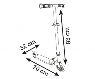 Smoby Stitch Roller mit Bremse Smoby Stitch Roller mit Bremse