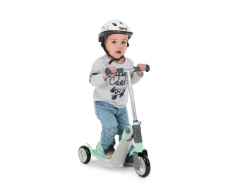 Smoby Switch 2in1 Laufrad und Scooter mit 3 Rädern