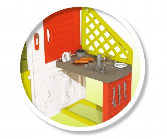 NEO FRIENDS HOUSE PLAYHOUSE + KITCHEN NEO FRIENDS HOUSE PLAYHOUSE + KITCHEN