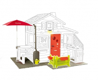 NEO FRIENDS HOUSE PLAYHOUSE + KITCHEN NEO FRIENDS HOUSE PLAYHOUSE + KITCHEN