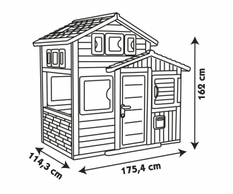 Smoby Playhouse Evo Friends House Smoby Playhouse Evo Friends House