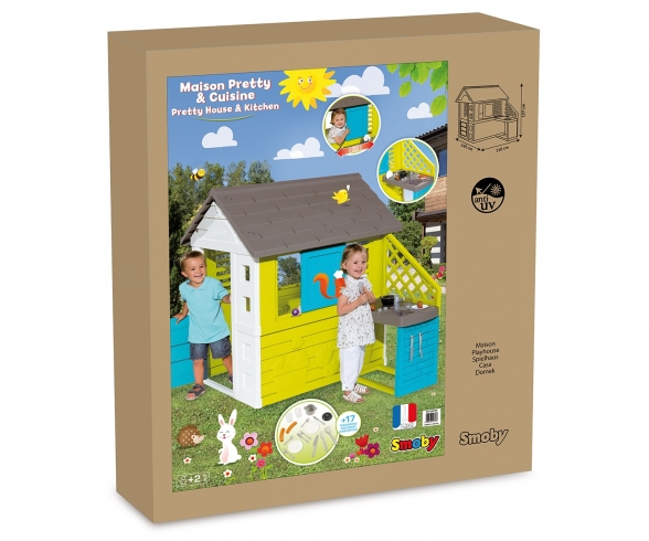 Smoby Pretty Haus mit Sommerküche Smoby Pretty Haus mit Sommerküche