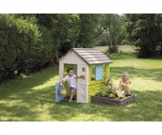 Smoby Spielhaus Square mit Sandkasten