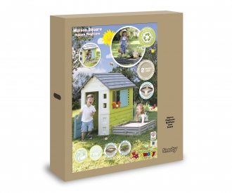 Smoby Spielhaus Square mit Sandkasten