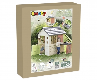 Smoby Life Nature Playhouse + Kitchen Smoby Life Nature Playhouse + Kitchen