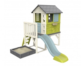 Smoby Spielhaus Square Stelzenhaus mit 2-in-1 Sandkasten + Pflanzbeet Smoby Spielhaus Square Stelzenhaus mit 2-in-1 Sandkasten + Pflanzbeet