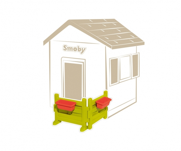 Smoby Garden fence with flower boxes