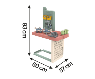 Smoby Life Spielhaus Zubehör Werkbank