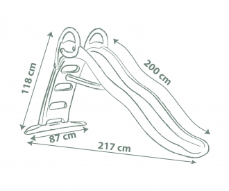 Smoby Life Rutsche Funny Wellenrutsche mit Wasseranschluss Smoby Life Rutsche Funny Wellenrutsche mit Wasseranschluss