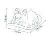 Smoby Life Green Cat Rocker Smoby Life Green Cat Rocker