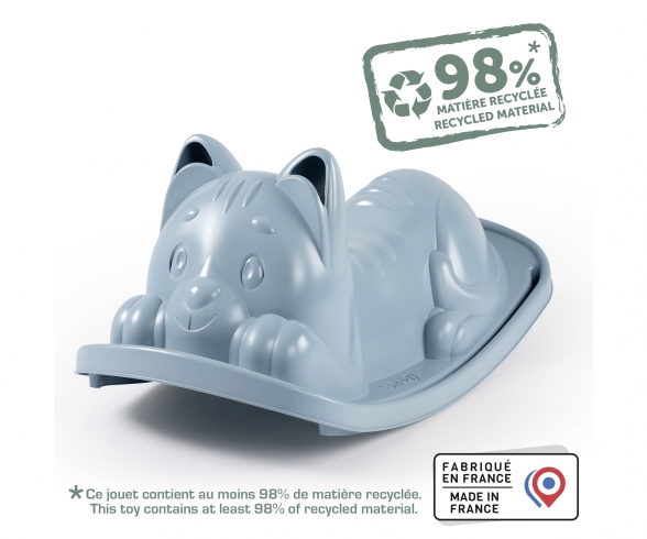 Smoby Life Kinderwippe Katze, blau Smoby Life Kinderwippe Katze, blau