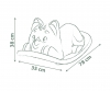 Smoby Life Kinderwippe Katze, blau Smoby Life Kinderwippe Katze, blau