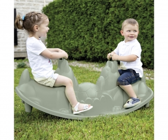 Smoby Life Doppel-Kinderwippe Hunde, grün Smoby Life Doppel-Kinderwippe Hunde, grün