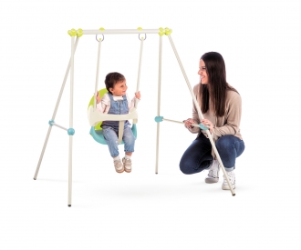 Smoby Metallschaukelgestell Baby Swing 118 cm 7600830304 Klettergerust Outdoor Spielzeug Kategorien www.smoby