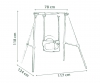 Portique Baby Swing H118 Smoby Life