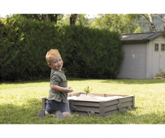 Smoby Life Square Garden Sandkasten + Pflanzbeet 2-in-1 Smoby Life Square Garden Sandkasten + Pflanzbeet 2-in-1