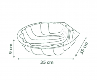 Smoby Life Sandspielmuschel mit Sandspielzeug Smoby Life Sandspielmuschel mit Sandspielzeug