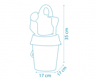 Smoby Micky medium Garnished Bucket