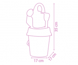 Smoby Disney Princess Medium Garnished Bucket