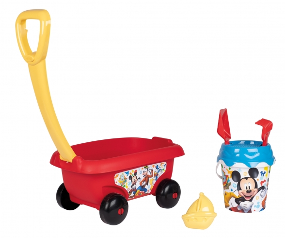 Mickey Chariot De Plage Garni