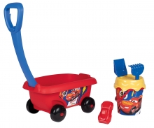 Smoby Life - Chariot de plage - Seau + Accessoires - 42% matériaux recyclés et 100% recyclabe - Fabriqué en France Smoby Life - Chariot de plage - Seau + Accessoires - 42% matériaux recyclés et 100% recyclabe - Fabriqué en France