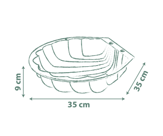 Smoby Life Sandmuschel + Sandspielzeug
