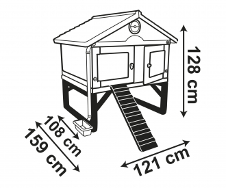 Smoby Hühnerstall Cluck Cluck Cottage Smoby Hühnerstall Cluck Cluck Cottage