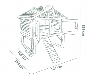 Smoby Life Hühnerstall Cluck Cluck Cottage Smoby Life Hühnerstall Cluck Cluck Cottage
