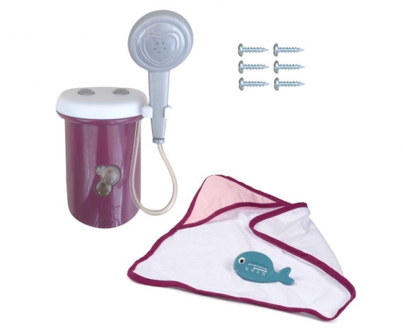 SET POMPE+BALEINE+CAPE+6 VIS