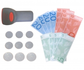 GRAUE SCANETTE +SCHEINE+MÜNZEN GRAUE SCANETTE +SCHEINE+MÜNZEN