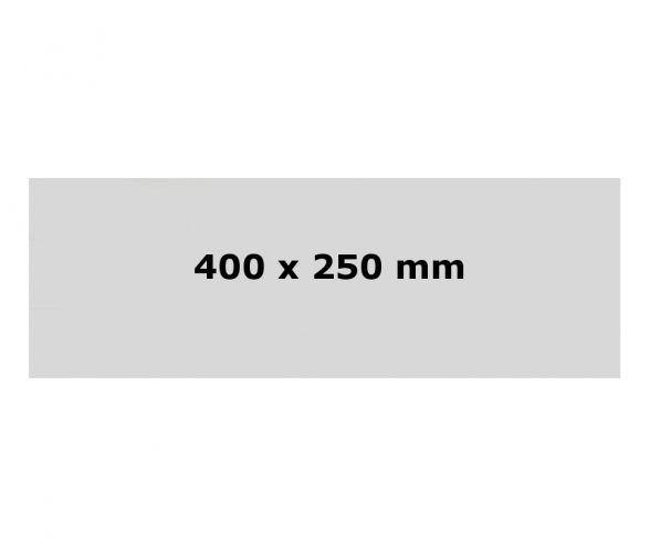 MDF 400X250X2.5 Blanc/Brut