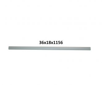 Tube Fer Gris 7040 36X18X1156