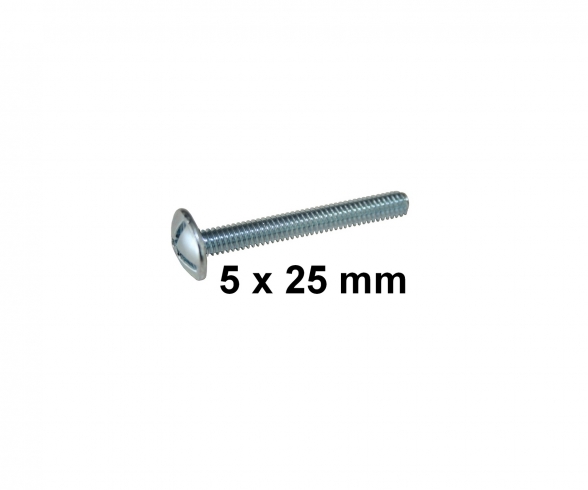Vis Poelier 5X25 Trl Pozi/Fendu Zn