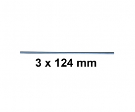 AXE METAL D.2.5 X 124 ZINGUE AXE METAL D.2.5 X 124 ZINGUE