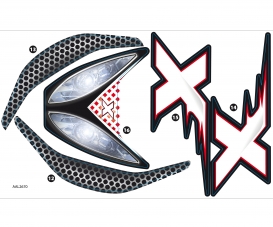 PLANCHE ADH N°2 XPOWER 033048 PLANCHE ADH N°2 XPOWER 033048