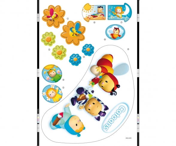 PLANCHE ADHESIVE YOUPI BABY