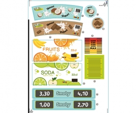 PLANCHE ADHESIVE N1 FRESH MARKET PLANCHE ADHESIVE N1 FRESH MARKET