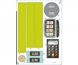 PLANCHE ADHESIVE N4 FRESH MARKET PLANCHE ADHESIVE N4 FRESH MARKET