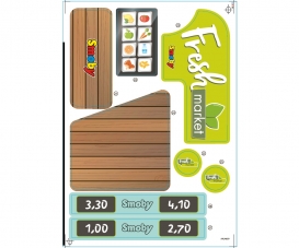 PLANCHE ADHESIVE N5 FRESH MARKET PLANCHE ADHESIVE N5 FRESH MARKET