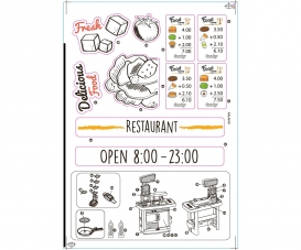 PLANCHE ADH. N4 FOOD CORNER PLANCHE ADH. N4 FOOD CORNER